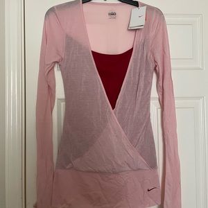 NIKE light long sleeve with cami
